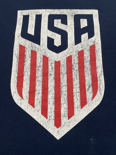 Nike USA National Soccer Team Shirt Mens XL Blue Athletic Tee Graphic Swish - Picture 2 of 6