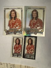 2025 Topps Allen & Ginter Michele Fitzgerald (4) base , Blk Mini, Portrait Foil