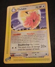 Pokémon Clefable Expedition Base Set Regular Rare 41/165 70 HP English 2002 on eBay
