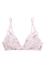 NWOT Agent Provocateur Cinta Bra (AP3) & French Knickers (AP4) Set - Pink Frilly