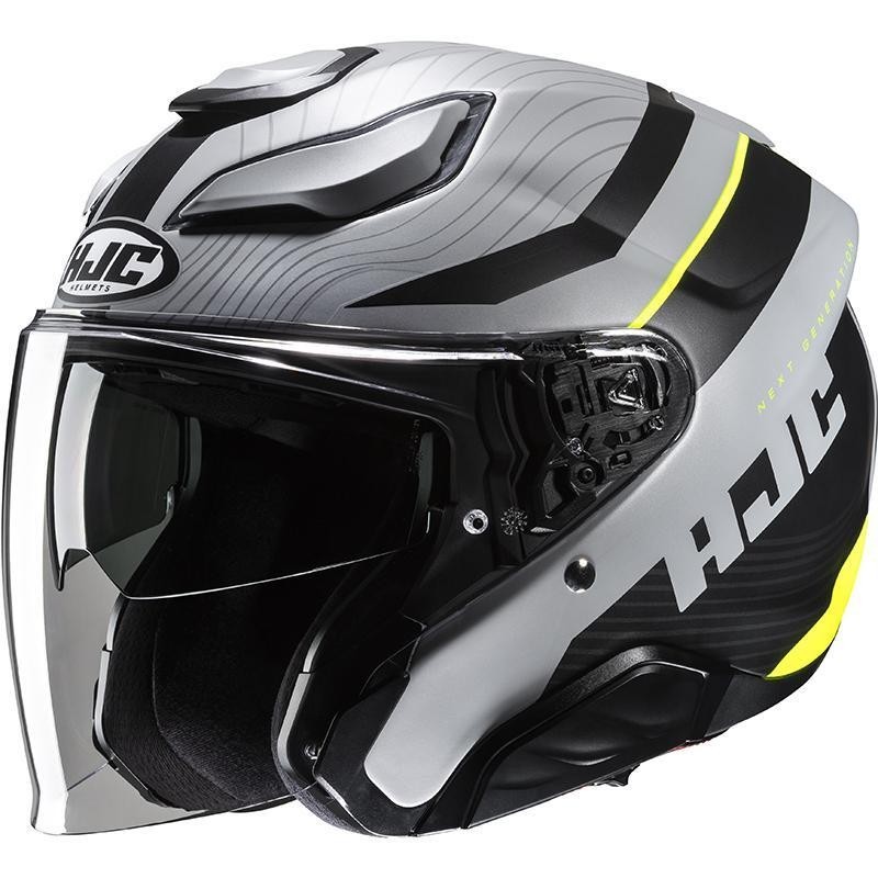 Casque HJC F31 Naby jet avec écran solaire intégré pour motard urbain