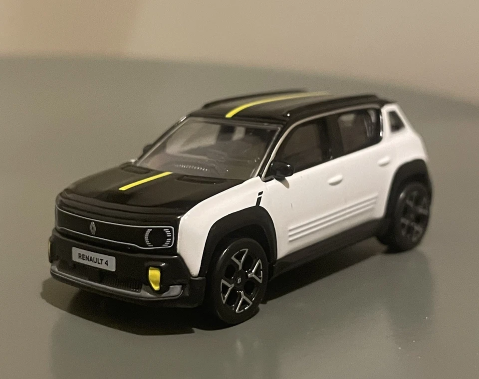 Miniatura Norev Renault 4 E Tech R4 EV 1/64 1:64 3 Inches Nueva Sin Caja 2025 - Imagen 2 de 4