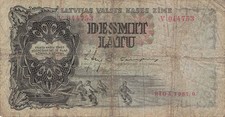 Latvia 10 Latu 1937