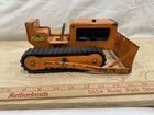 VINTAGE TONKA T-6 BULLDOZER PRESSED STEEL ORANGE