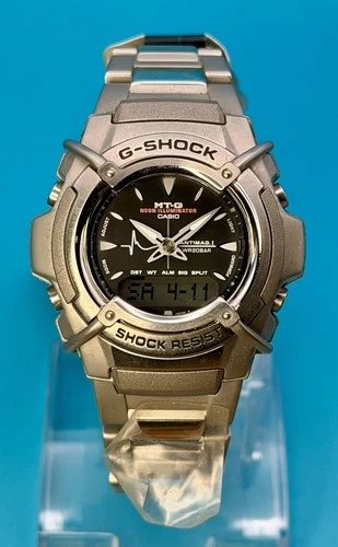 New ListingCASIO VINTAGE G-SHOCK  MTG-512-1A Neon Illuminator Steel Bracelet 2002 Japan Y