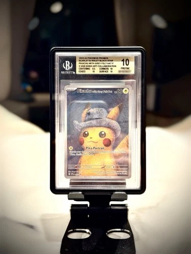 2023 POKEMON SVP POKEMON X VAN GOGH PROMO #085 PIKACHU WITH GREY FELT HAT BGS 10