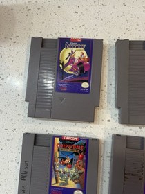Lotto 3 giochi NES Disney! Autentico! (Ducktales, Rescue Rangers, Darkwing Duck)