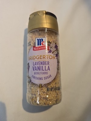 McCormick x Bridgerton Finishing Sugar Lavender Vanilla Limited Edition 3.45oz
