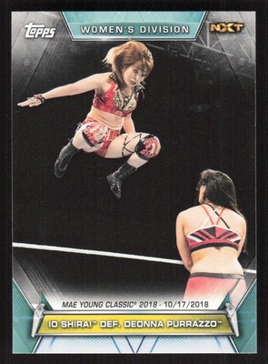 2019 Topps WWE Women's Division Io Shirai def. Deonna Purrazzo #86