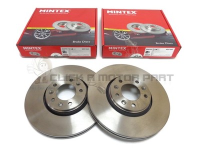 Mintex Front Brake Discs Set For Citroen Dispatch 1.6 2.0 HDi 2007-2016 (304mm)