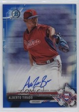 2017 Bowman Chrome Prospect Blue Refractor /150 Alberto Tirado #CPA-ATI Auto 7eo
