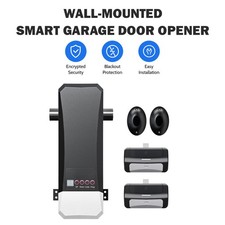 ZUMI Wall Mount Automatic Garage Door Opener w Remote Controls Infrared Sensors