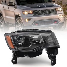 Right Headlight Assembly for Jeep Grand Cherokee 2017-2021 Only for Halogen T..