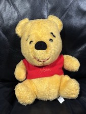 Vintage GUND Sears Disney Winnie the Pooh Plush Walt Disney Red sweater