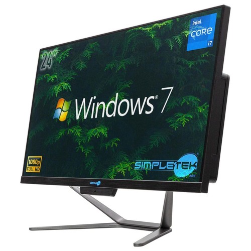 Aio Tout en Un i7 24 " 4GB 120GB Full HD WIN7 Ordinateur Personnel Fixe Bureau - Photo 2/12