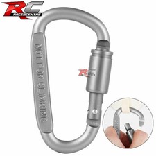 Camping Outdoor D-ring Screw Hook Locking Buckle Carabiner Aluminum Alloy