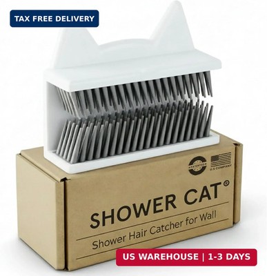 Shower Hair Catcher for Wall - Hair Collector for Shower & Tub, Shower Hair Trap