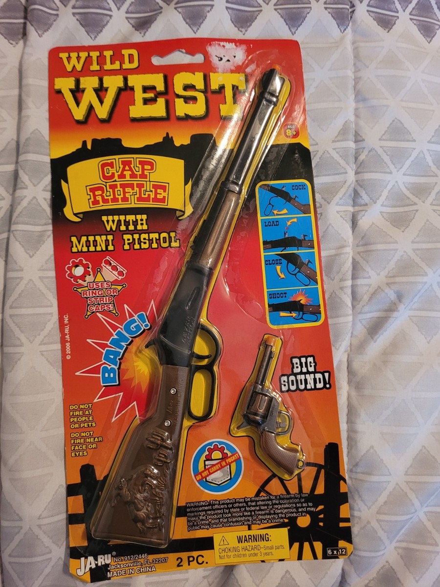 2006 JARU WILD WEST CAP RIFLE LEVER ACTION DIE CAST SEALED 2 Pcs