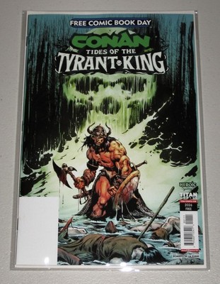 Conan 2026 FCBD Unstamped & Near Mint! Mylar Bag + Board! 4 pix SUPER Packaging!