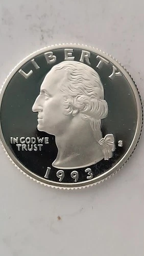1993-S United States Proof Silver, Washington Quarter