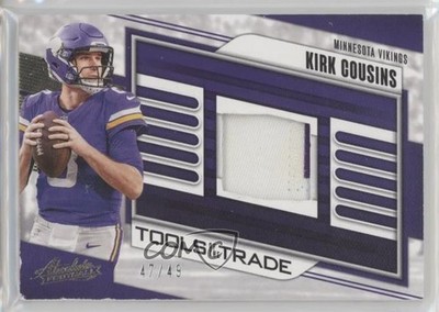 2023 Panini Absolute Tools of the Trade Prime 47/49 Kirk Cousins #TTR-KC 13ql