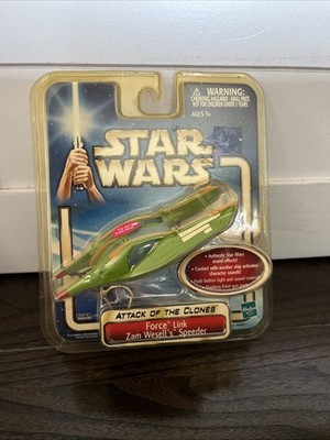 Star Wars - Attack of the Clones  Zam Wesell's Speeder NOC  (716DJ1)  T16