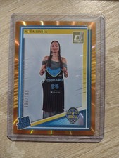 2025 Panini Donruss WNBA - Rated Rookie Ajsa Sivka #93 Orange Laser /199 (RC)