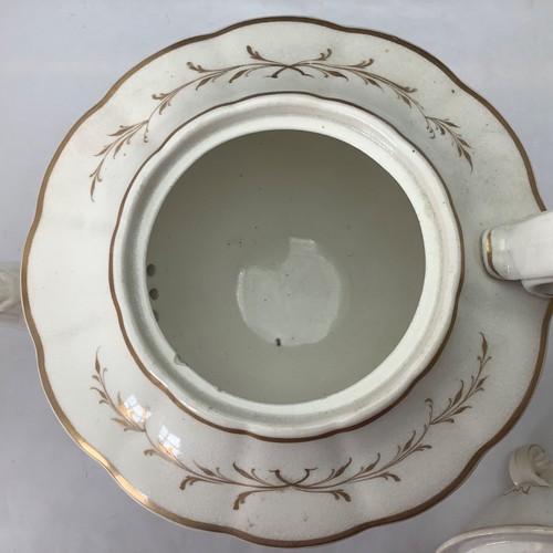 Victorian Teapot - Cream & Gilt Antique Teapot - Part Mark - Philip Miller 724 - Photo 10/14