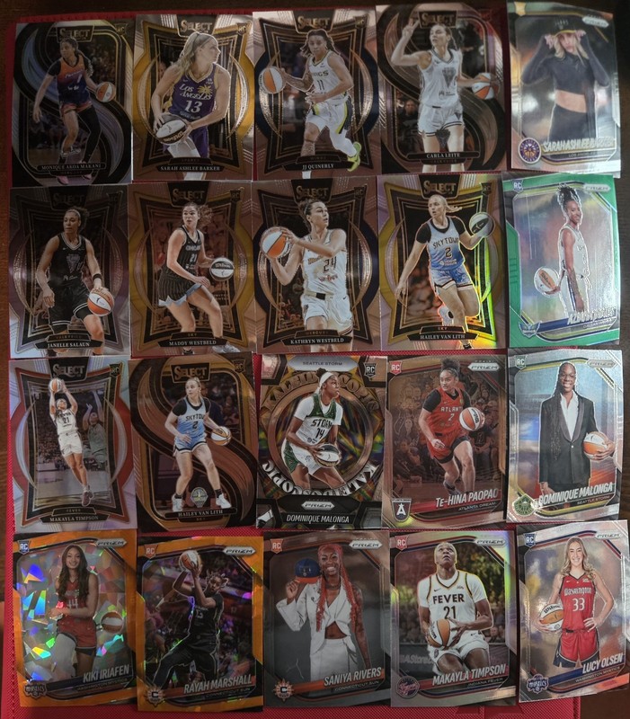 20 Total WNBA Cards Rookie Card Lot