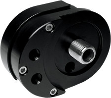 Feuling - Offset Oil Filter Mount Black 2022