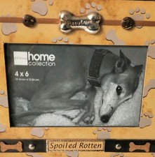 Dog Photo Frame Puppy Love. Spoiled Rotten 4x6 Unused Adorable 