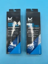 Mission Original Cooling Towel Chemical Free Cooling Blue 10" x 33" NEW LOT OF 2