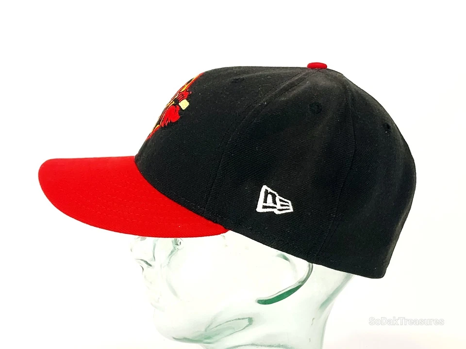 Sombrero ajustado Rochester Red Wings 7 5/8 negro New Era 100 % lana Foto 4 de 4