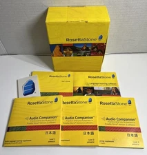 Rosetta Stone Chinese Mandarin Level 1-3 Software/CD Language Course VG
