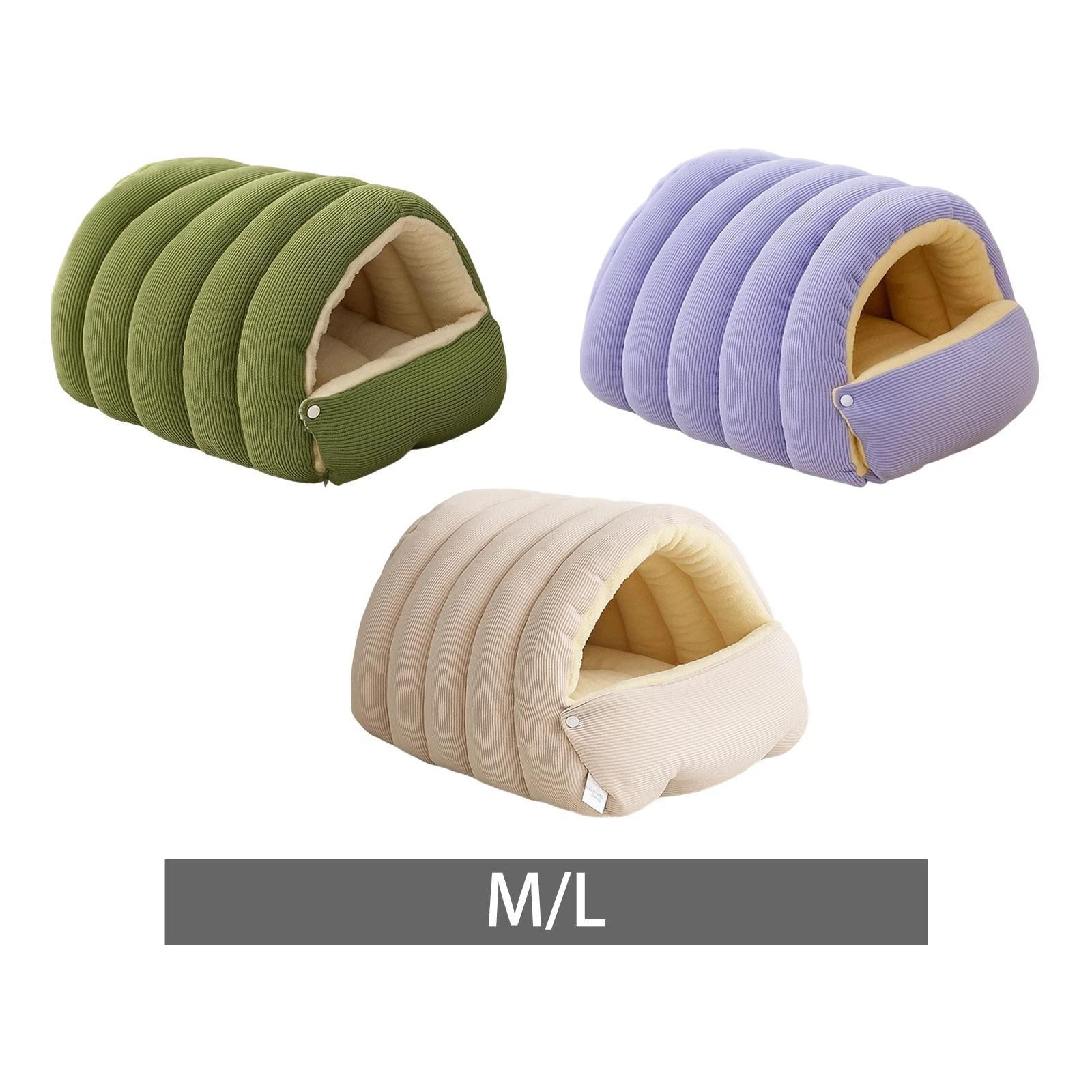 Cat Bed Pet House Enclosed Warm Cozy Self Warming Cats Pod Pet Nest Secure Soft