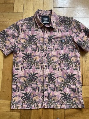 DICKIES Mens Shirt Hemd Hawai Kurzarm Rockabily Gr S