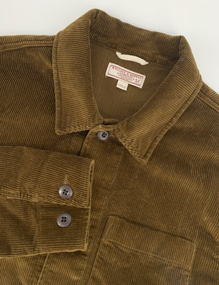 #ad J Crew Wallace amp; Barnes Corduroy Jacket Mens Medium Brown Chore Barn Button $118.00