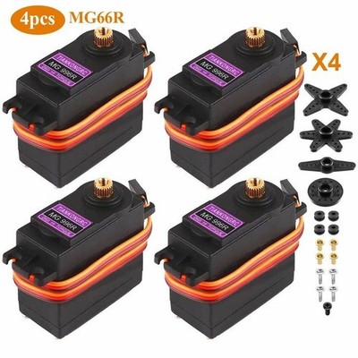 4pcs MG996R Digital Servo Motor 180° Metal Gear HIGH Torque 15KG for RC Super