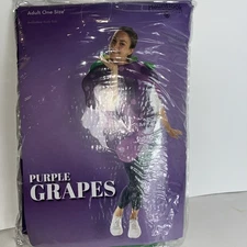 Purple Grapes Halloween Costume Adult One Size By Hauntlook NEW