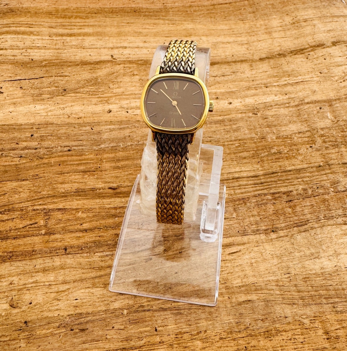 [鑑定済] オメガ デビルアナログ時計 ゴールド/ブラック 511.0561 Omega De Ville Ref. 511.0561 - cal. 625 Gold Plated Ladies