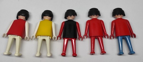 Playmobil Lot 5 Figurines Vintage 3 Hommes 2 Femmes divers Geobra 1974 Klicky - Imagen 4 de 18