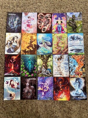 2017 Perna Studios Elementals Artist Sketch 20 Card Base Set ULTRA RARE!!!!!!