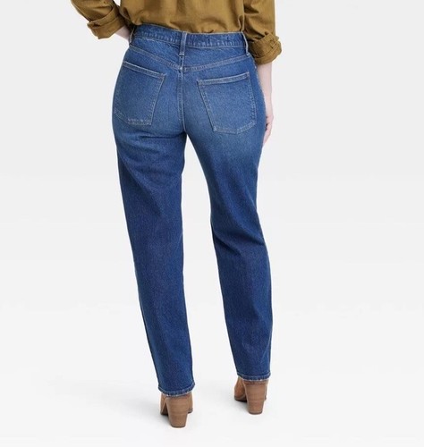 Universal Thread Women's Sz 16 Short Jeans High Waisted Straight Cargo 90's - Picture 2 of 3