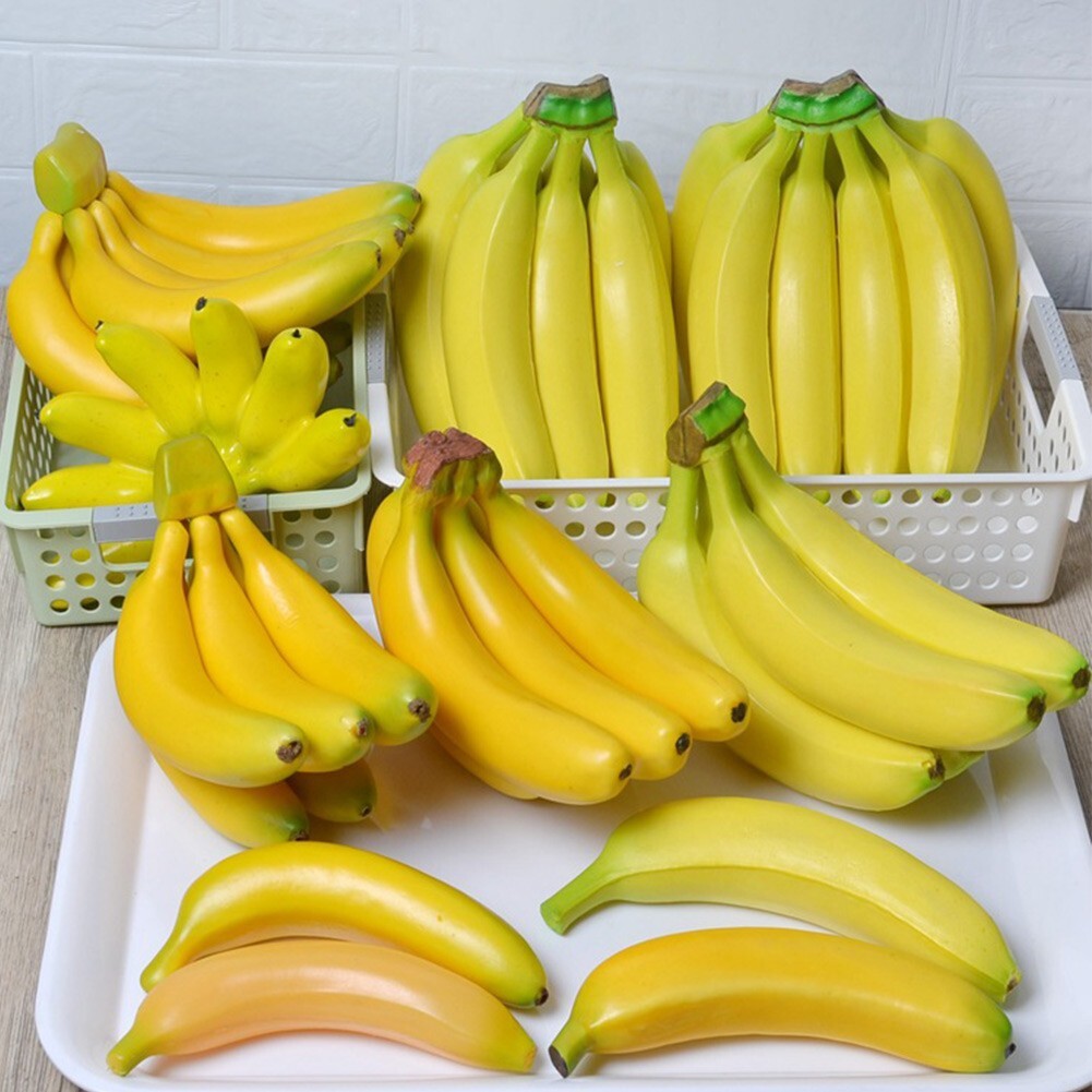 Artificial Banana Fake Fruit Plastic Model Decorative Home/Fruit Shop Display