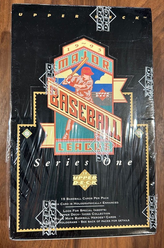 1993 Upper Deck Series 1 Baseball MLB Factory Sealed Wax Box
