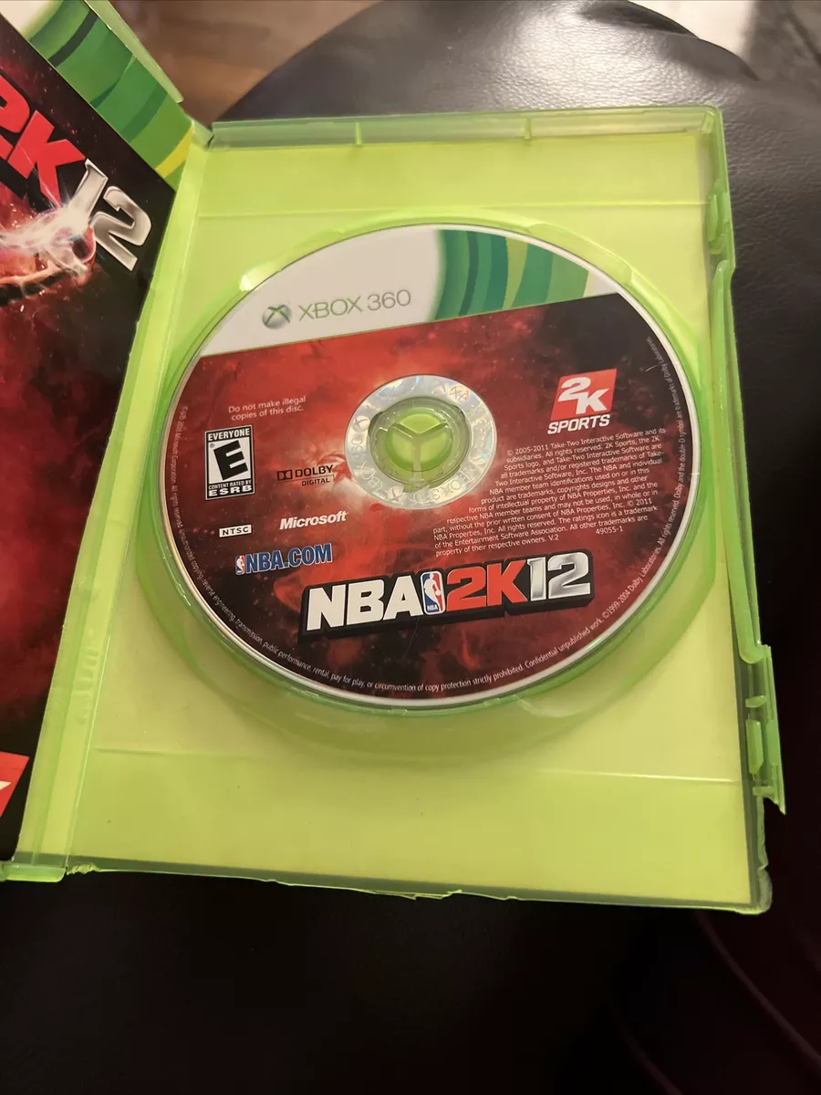 Nba 2k12 Xbox 360 Midia Fisica Usado Jogo De Basquete