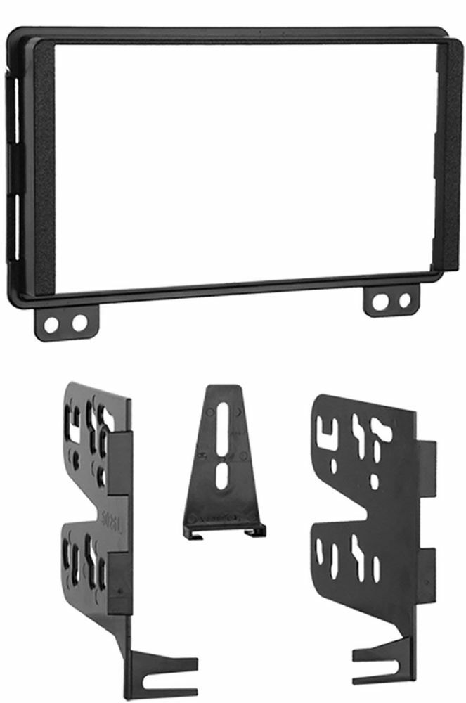 DOUBLE 2 DIN CAR STEREO AUDIO RADIO INDASH INSTALLATION TRIM HARNESS