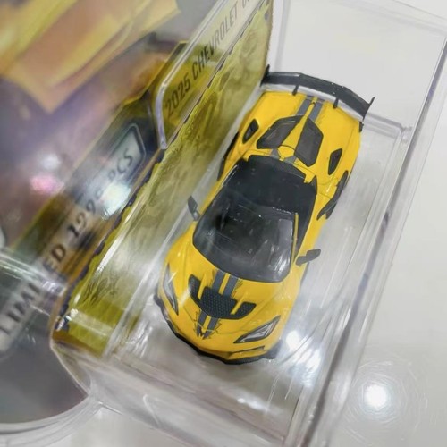 Greenlight 1:64 2025 Chevrolet Corvette ZR1 Collectible Yellow Car - Picture 5 of 5