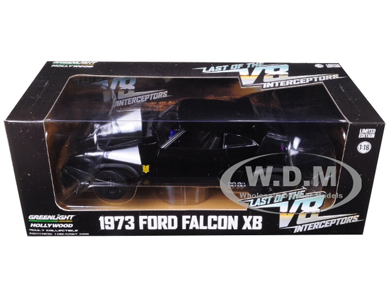 1973 FORD FALCON XB BLACK LAST OF THE V8 INTERCEPTORS 1/18 CAR