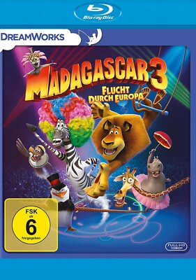 Madagascar 3 - Flucht durch Europa (DreamWorks) # BLU-RAY-NEU